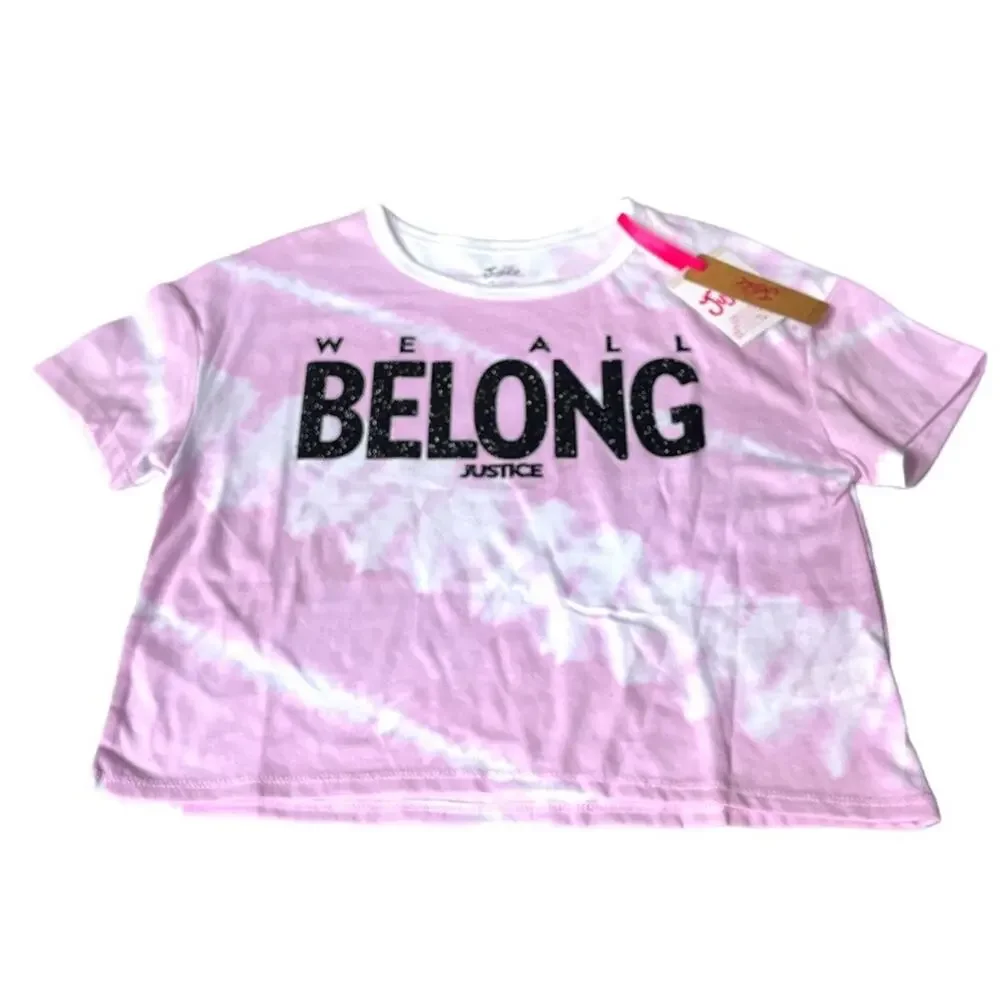 Justice 3 Tie Dye Graphic Tees Mutlicolor Size Small